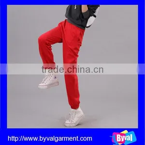 Womens Fashion Harem Sweat Pants Lady Plain Dance Harem Sweat Pants thumbnail-1