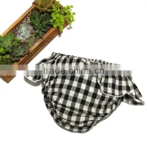 Flower Design Bloomer Grids Baby Shorts Diaper Toddler Infant Cotton Garments thumbnail-1