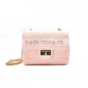 Zm50119b Lace Women Shoulder Bag Simple Lady Chain Bag thumbnail-2