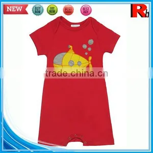 China Import Short Sleeve Cotton Wholesale Used Funny Babies Clothes thumbnail-1