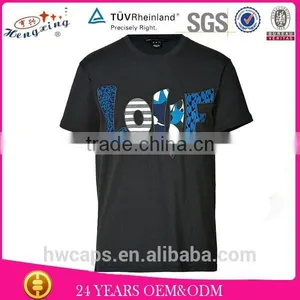 Printing 100%cotton Mens Blank Designer Tshirt Design thumbnail-1