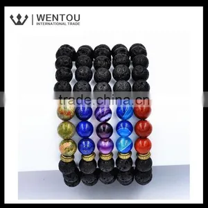 New Designs Hot Sale Lava Beads Bracelet thumbnail-2