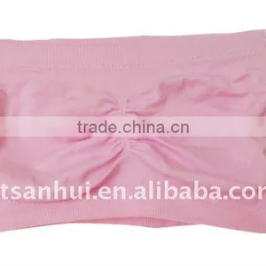 Pink Wrinkle Sexy Tube Bandeau Bra Plus Size/boob Tube Bandeau Top Wholesale thumbnail-1