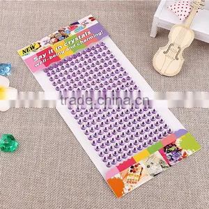 Multicolor Handmade Sticker Creative Mobile Phone Sticker Acrylic Stickers Hand Sticker for Children DIY Stickers thumbnail-3