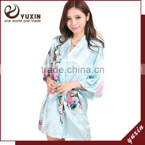 Wholesale in Stock Multiple Colors Silk Gown SR011 thumbnail-1