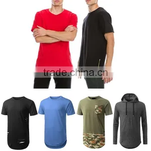 2017 Guangzhou Shandao 180g 100% Cotton Fashion Men Plain Dyed Short Sleeve O-Neck Towel Tshirt thumbnail-4