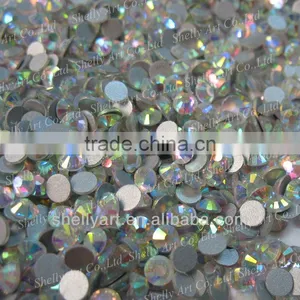 Flatback Non Hotfix Rhinestone Machine Cut Crystal 5mm SS20 Crystal AB Beads for Dress thumbnail-1