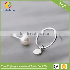 2017 New 925 Sterling Silver Imitation Pearl Earring Stud Jewelry thumbnail-2