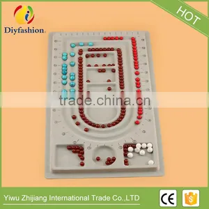 PE DIY Beads Design Flocking Plate Template Board for Necklace thumbnail-2