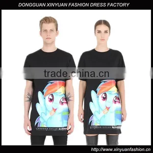 Custom Unisex Rubber Printed Black T-Shirts,100 Cotton O Neck T-Shirts for Men and Women thumbnail-1