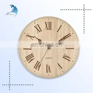 Direct From Manufactures Home Decorative 24 Hour Time Digital Antique Wooden Wall Clock thumbnail-2