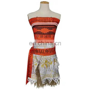 Hot Movie Ocean Romance Party Princess Dress Moana Costume thumbnail-4