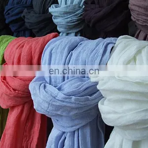 Women Scarf Summer India Linen Available in Variety of Colours thumbnail-3