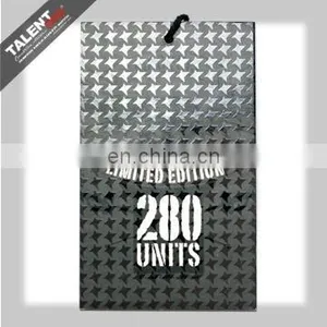 Custom Private Brand Name Printed Kraft Paper Hang Tag With Spot UV Logo for Clothing thumbnail-5