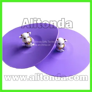 Custom Soft Silicone Cartoon Cup Cover for Tea Cup thumbnail-1