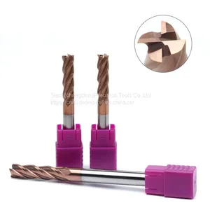 High Precision Solid Carbide End Mills for Steel 4Flutes Diameter 1-20mm High Precision Cutting Tools thumbnail-1