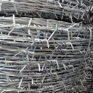 Galvanized or PVC Coated Barbed Wire Cheap Barbed Wire thumbnail-3