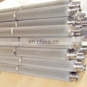 Customized Stainless Steel Wire Mesh Sintered Filter Element Standard Connector Melt Filter Element thumbnail-6