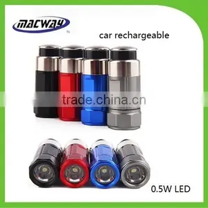 0.5W Car LED Rechargeable Flashlight thumbnail-1