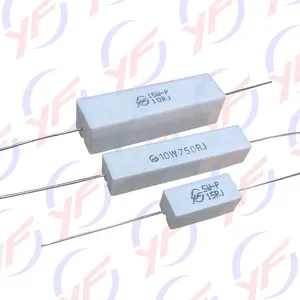 Cement Resistor 5Watts Horizontal Style Cement Fixed Resistor thumbnail-1