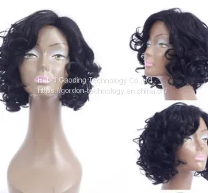 Hair Short Curly Bob Wig Virgin Brazilian Hair thumbnail-1