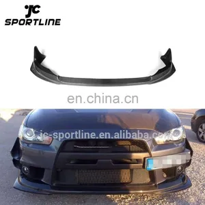 08-15 Carbon Fiber EVO X Front Bumper Lip For Mitsubishi Lancer EVO X 10th thumbnail-1