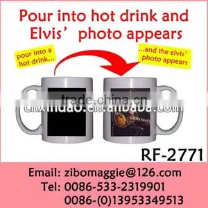 2016 Popular Porcelain Color Changing Cup & Magic Mug for Promotion Tea Mug Daily Use thumbnail-1