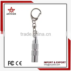 New Arrival High Quality Promotional Aluminium Alloy 9 Led Keychain Flashlight thumbnail-1