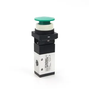 M322 Series 3/2 Way MV322PB Pneumatic Air Mechanical Valve Push Button Valve thumbnail-1