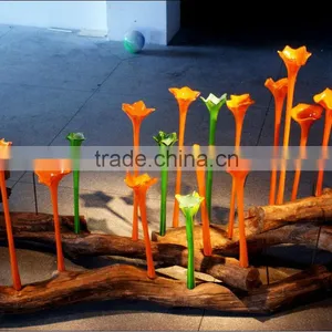 Handmade Murano Glass Lotus for Pond Decor thumbnail-5