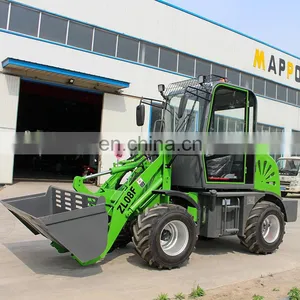 Home USE CE Approved ZL08F 908 800KGS Mini Front End Small Farming Wheel Loader 4 Wheel Drive Loader for Clean thumbnail-4