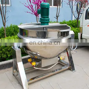 Stainless Steel Steam / Electric Heating / Gas Heating Jacketed Kettle thumbnail-3