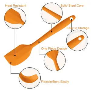 Kitchen Accessories Home and Kitchen Cookware Sets Cake Cream Cake Tools Non Stick Butter Silicone Spatula thumbnail-3