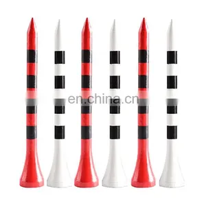OEM High Quality Golf Wooden Bamboo Tees Colorful Bulk Natural Eco-Friendly 42mm/54mm/83mm Golf Ball Tee thumbnail-2