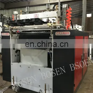 Super High Speed 440 Pcs per Line per Minute Hot Sealing Hot Cutting Poly Plastic T-shirt Shopping Nylon Bag Making Machine thumbnail-5