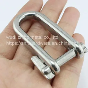 Marine Hardware 304/316 Stainless Steel Key Pin Shackle thumbnail-3
