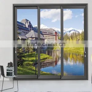Powder Coated China Products Sliding Double Hung Glass Windows With AS2047 in Australia & NZ thumbnail-1