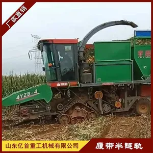 Converting a Harvester to a Triangular Track Semi Chain Track With Good Passability, Anti Sinking and Anti Slip thumbnail-5