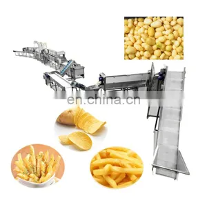 Factory Cheap Price Potato Chips Production Line/potato Chips Fryer Frying Equipment/frozen French Fries Making Machine thumbnail-1