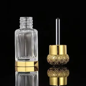 High Quality Golden Slivery Glass Oil Bottle thumbnail-3
