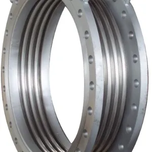 Double Flange Stainless Steel Corrugated Bellows Expansion Joints thumbnail-1