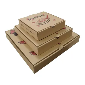 Chinese Manufacturer Supply Custom Boxes Full-Color Printing 10/12/14/16 Inches Pizza Box thumbnail-4