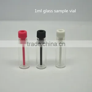 1ml Sample Glass Vial With Plastic Plug,glass Testing Vial thumbnail-1