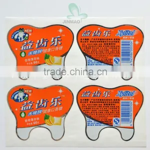 Xylitol Gum Aluminium Film Decorative Adhesive Labels thumbnail-2