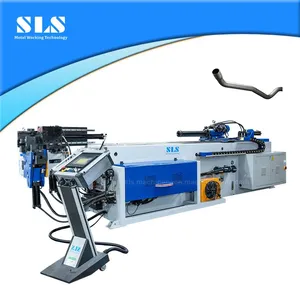 Manufacture Sells 76CNC 4Axis-2S 3D Tube Bender CNC Automatic Servo Metal Exhaust SS Rolling Hydraulic Pipe Bending Machine thumbnail-1