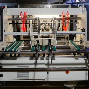Automatic 4 Corner Box, 6 Corner Box, Pizza Box, Large Box Gluing Folding Machine thumbnail-3