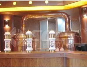 Copper Conical Jacketed Fermenter for Saccharification in Microbrewery Brewhouse Systems thumbnail-4