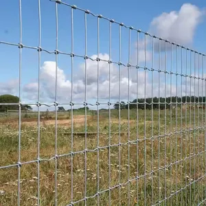 Hot-Dip Galvanized Knitted Wire Mesh Farm Fencing Smooth Surface Cattle Deer Hog Mesh for Livestock Factory Welding Bending thumbnail-1