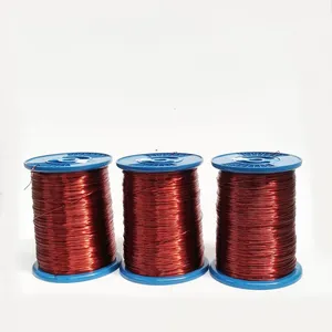 IEC-60317 Enameled Aluminum Coil Wire SWG 6-32 Solid Flat Round Wire With Insulation Coating for Fan Motor Winding thumbnail-1