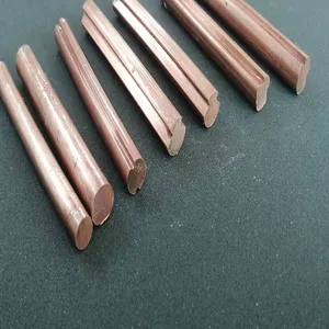 Ct85, Tcg-85, Ctg-85 Copper Trolley Wire, Copper Slip Wire, Copper Contact Wire thumbnail-1